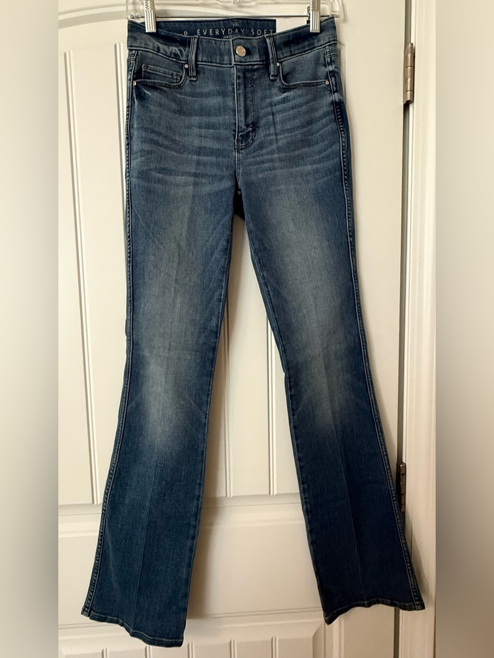 NWT WHBM Everyday Soft Skinny Flare Curvy Jeans Hawthorn Vintage Size 0 Regular